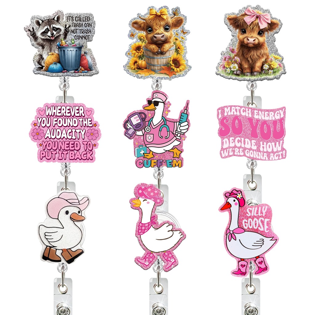 Xray Tech Accessories - Porta Badge Retrattile in Acrilico con