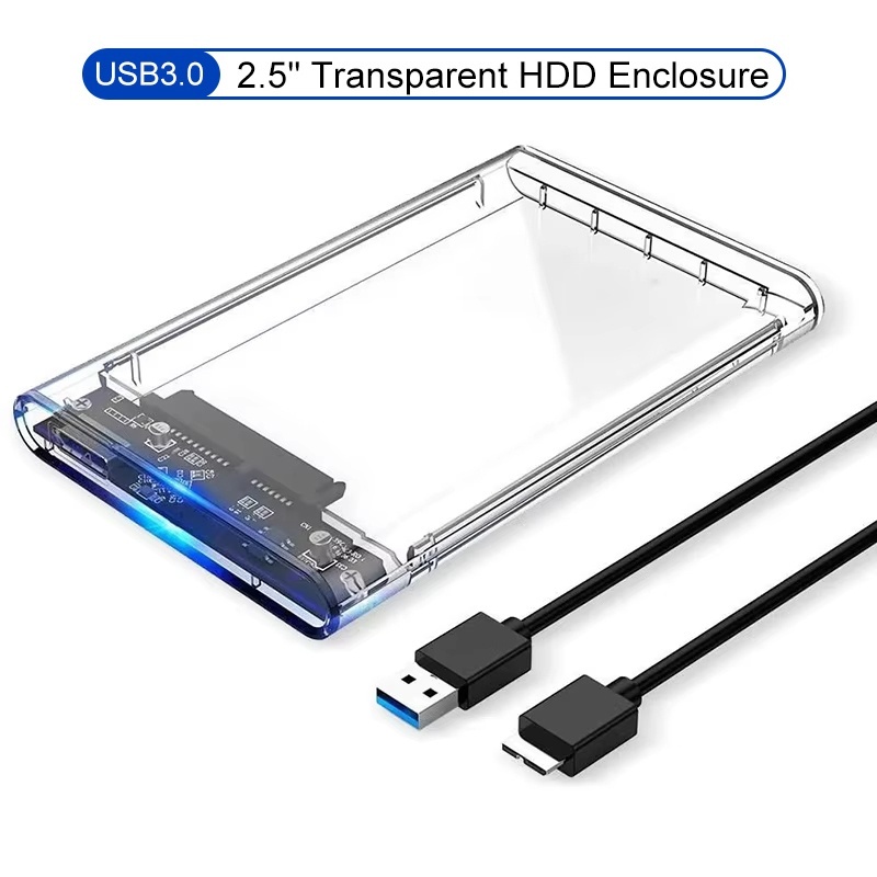 Portable Ssd Enclosure - Case esterno trasparente USB Type C