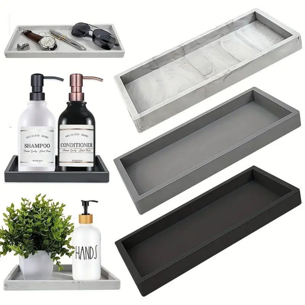 Tech Accessories For Office - Vassoio da scrivania multiuso in silicone,
