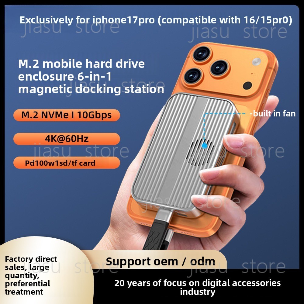 Portable Ssd Enclosure - Docking Station USB4 8K NVMe con