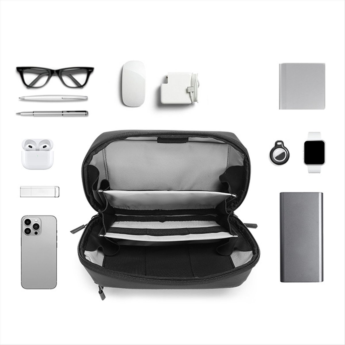 Tech Accessories Case - ☶ ❈ ＊ ♥ AC1578-Borsa Tecnologica