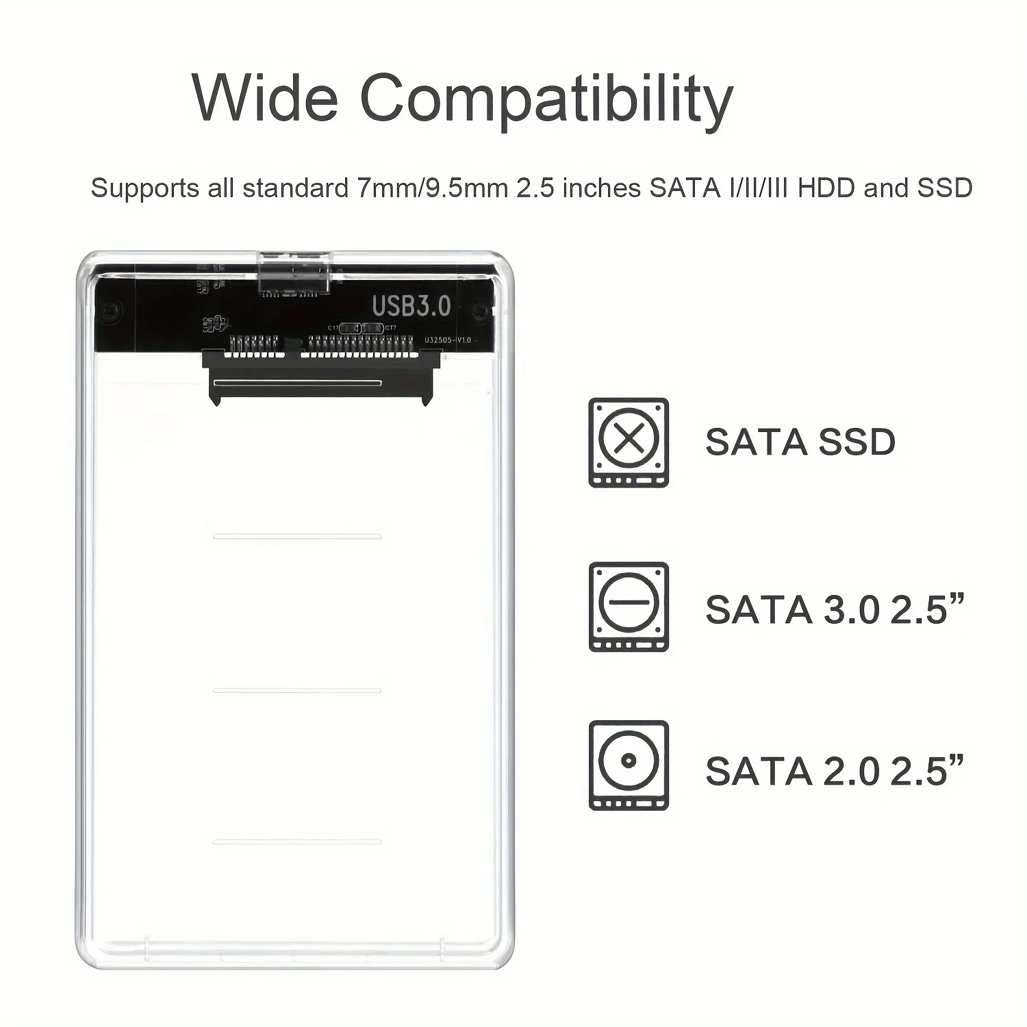 Case esterno trasparente per H - Portable Ssd Enclosure recensione e prezzo