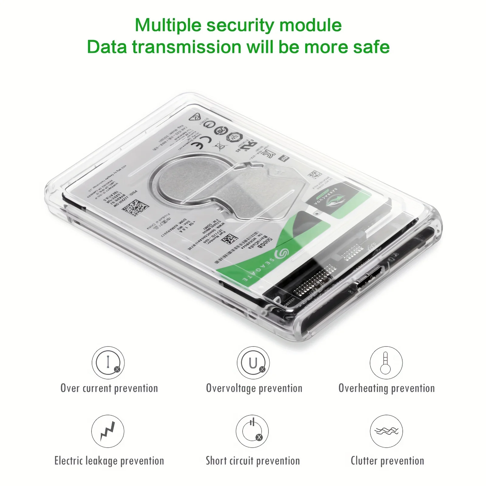 Custodia trasparente per HDD,  - Portable Ssd Enclosure recensione e prezzo