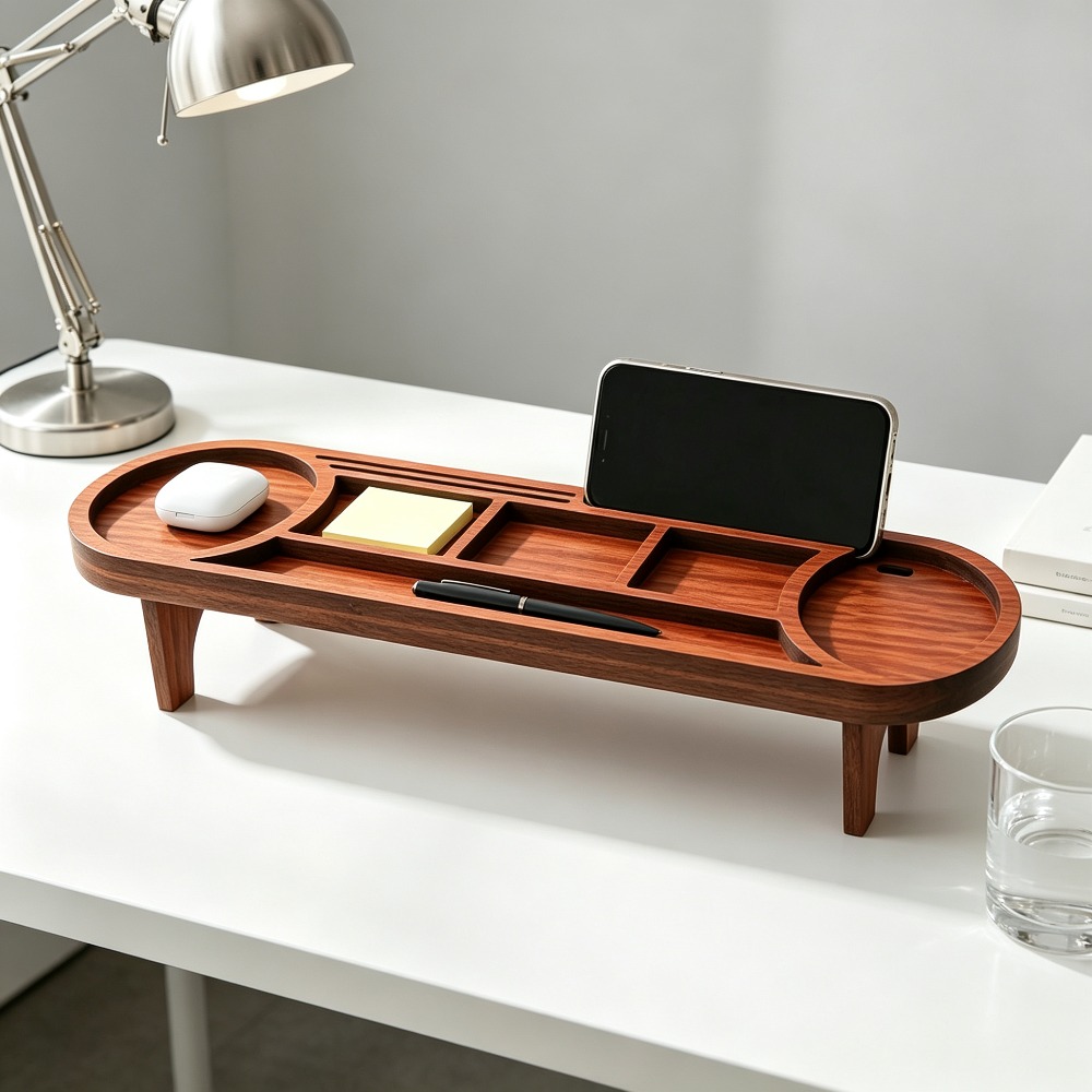 Organizer da Scrivania in Legn - Tech Accessories For Office recensione e prezzo