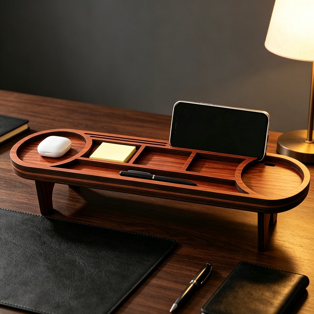 Organizer da Scrivania in Legn - Tech Accessories For Office recensione e prezzo