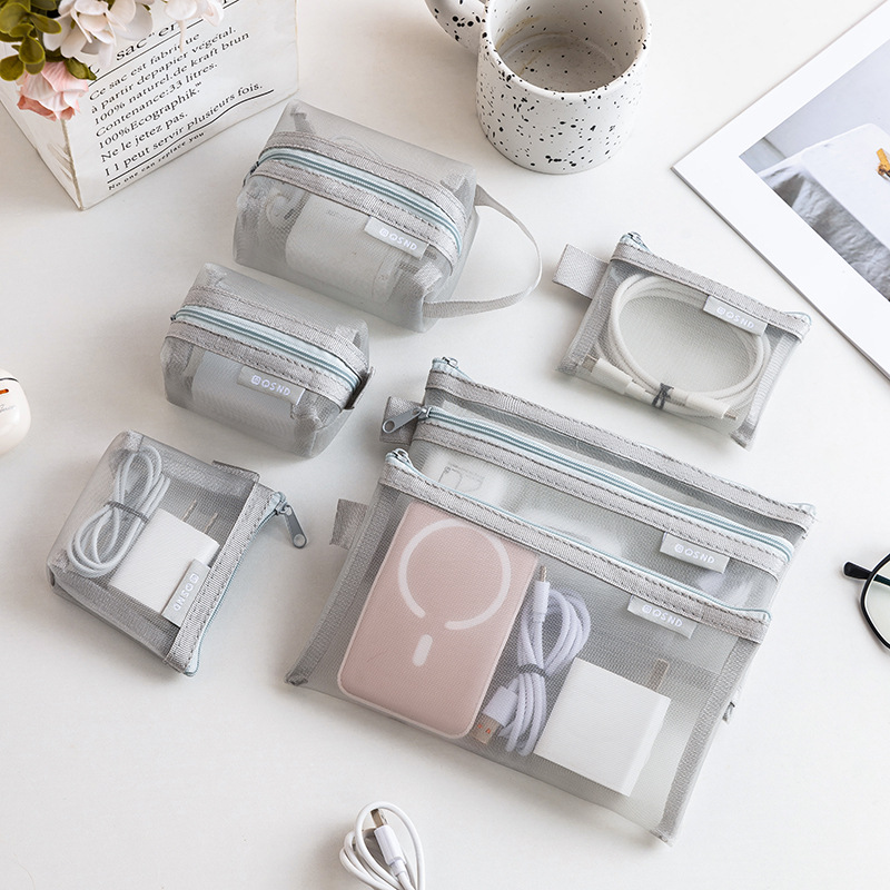 Borse Organizer in Rete Grigia - Tech Accessories Case recensione e prezzo
